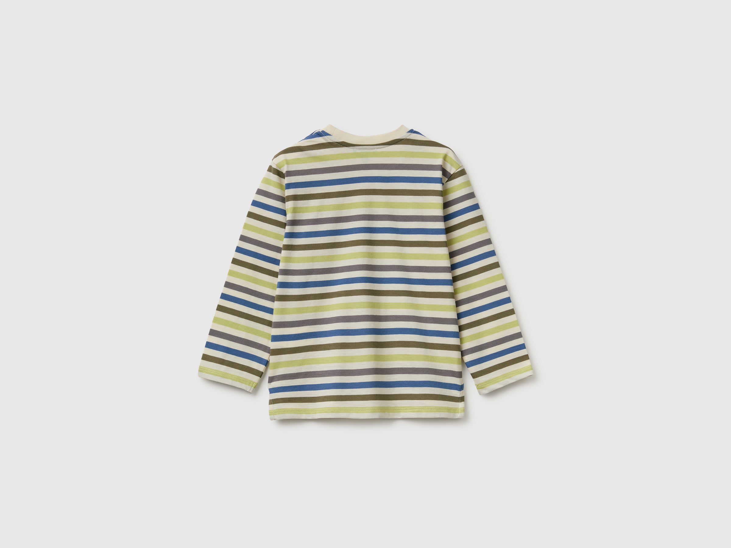 United Colors of Benetton Maglietta Rigata Bimbo Cotone Bio