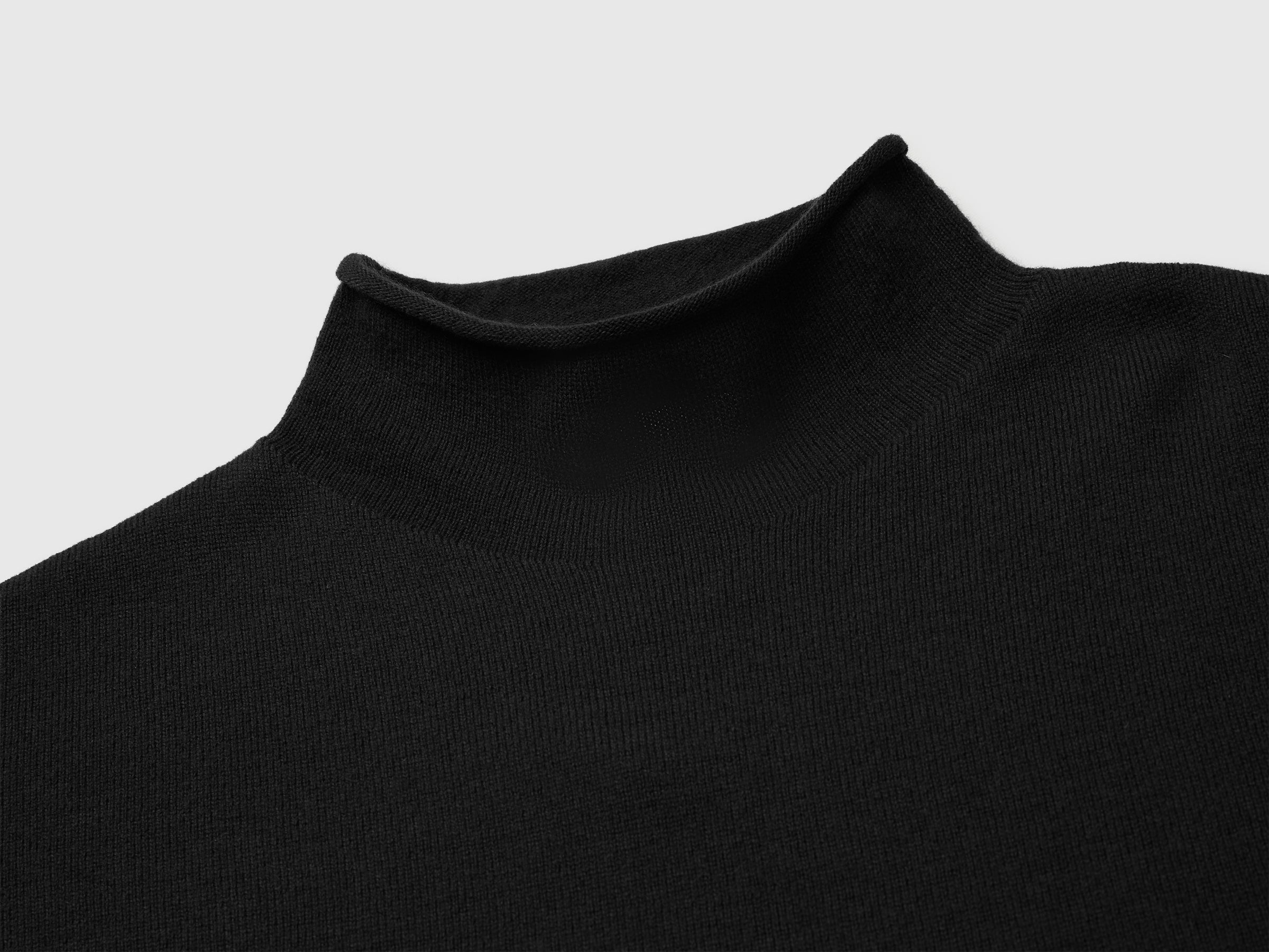 United Colors of Benetton Maglione lana cashmere scollo S