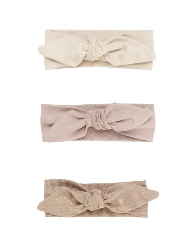 Woolly Organic Headband fascia bambina cotone Rose Clay SS27