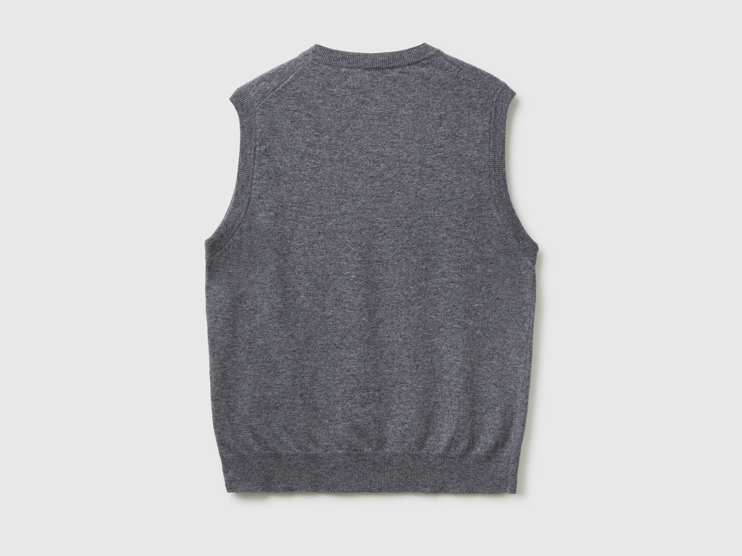 United Colors of Benetton Gilet Lana Merino S Grigio V
