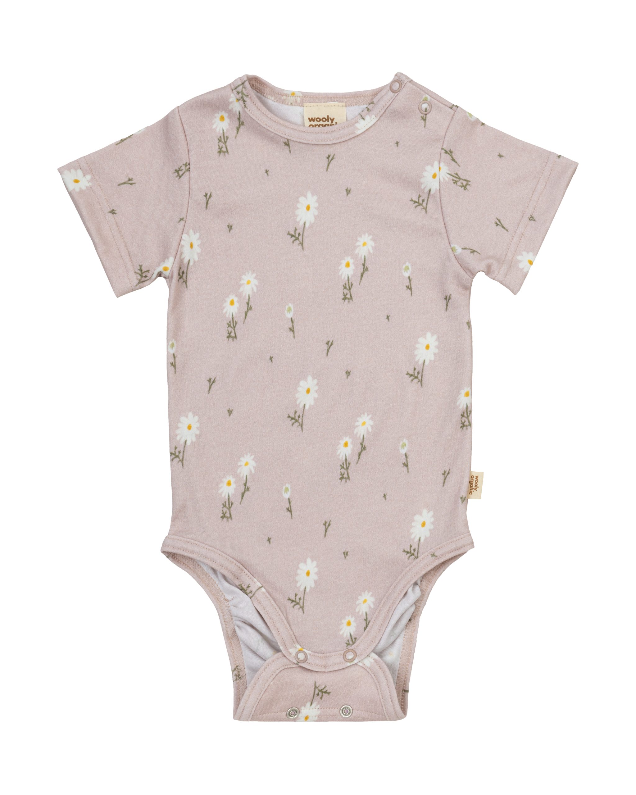 Woolly Organic Baby Bodysuits body SS27 manica corta Follow the Chicks