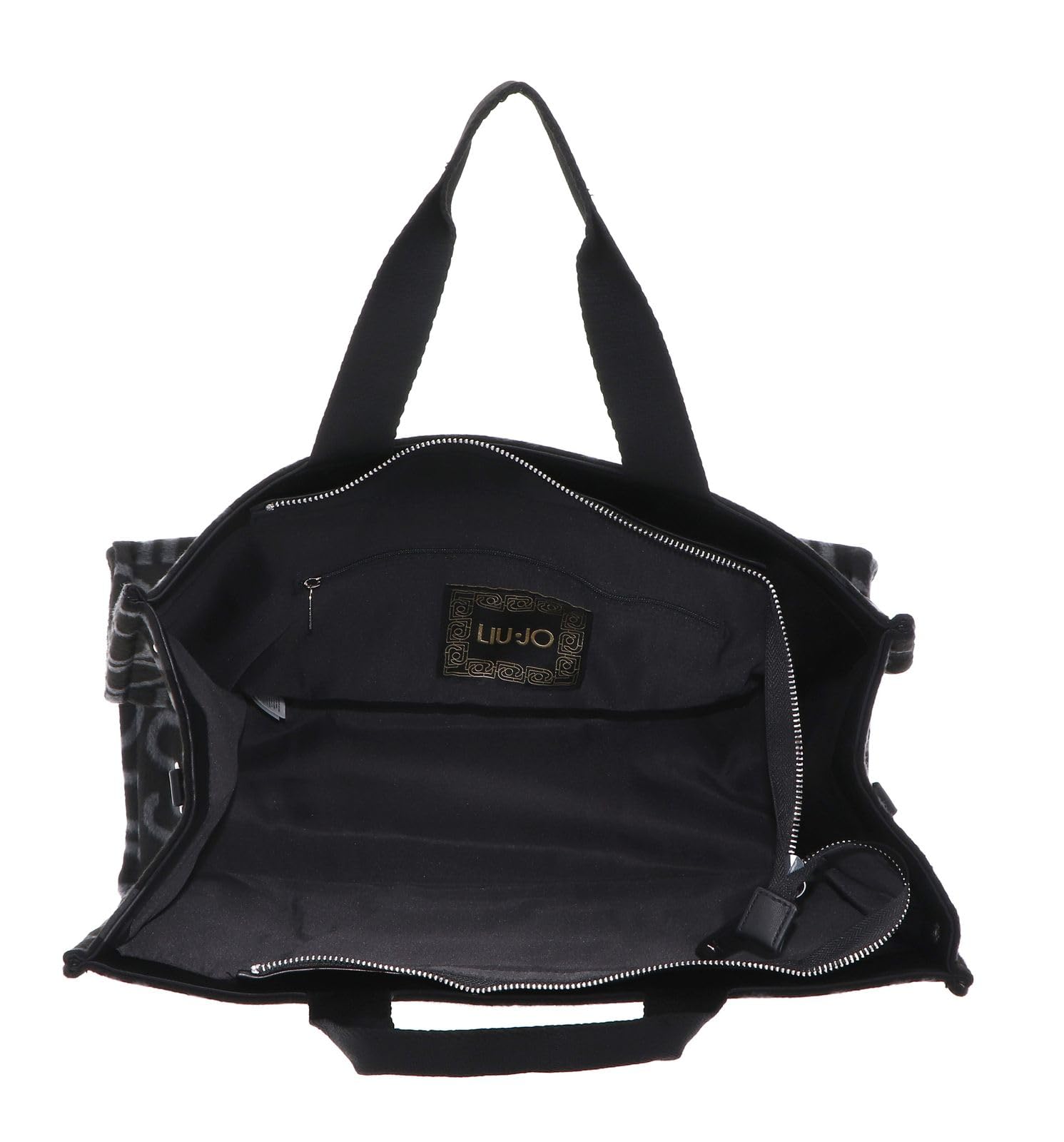 Liu Jo Jeans Tote Logo Allover Shopper Nero