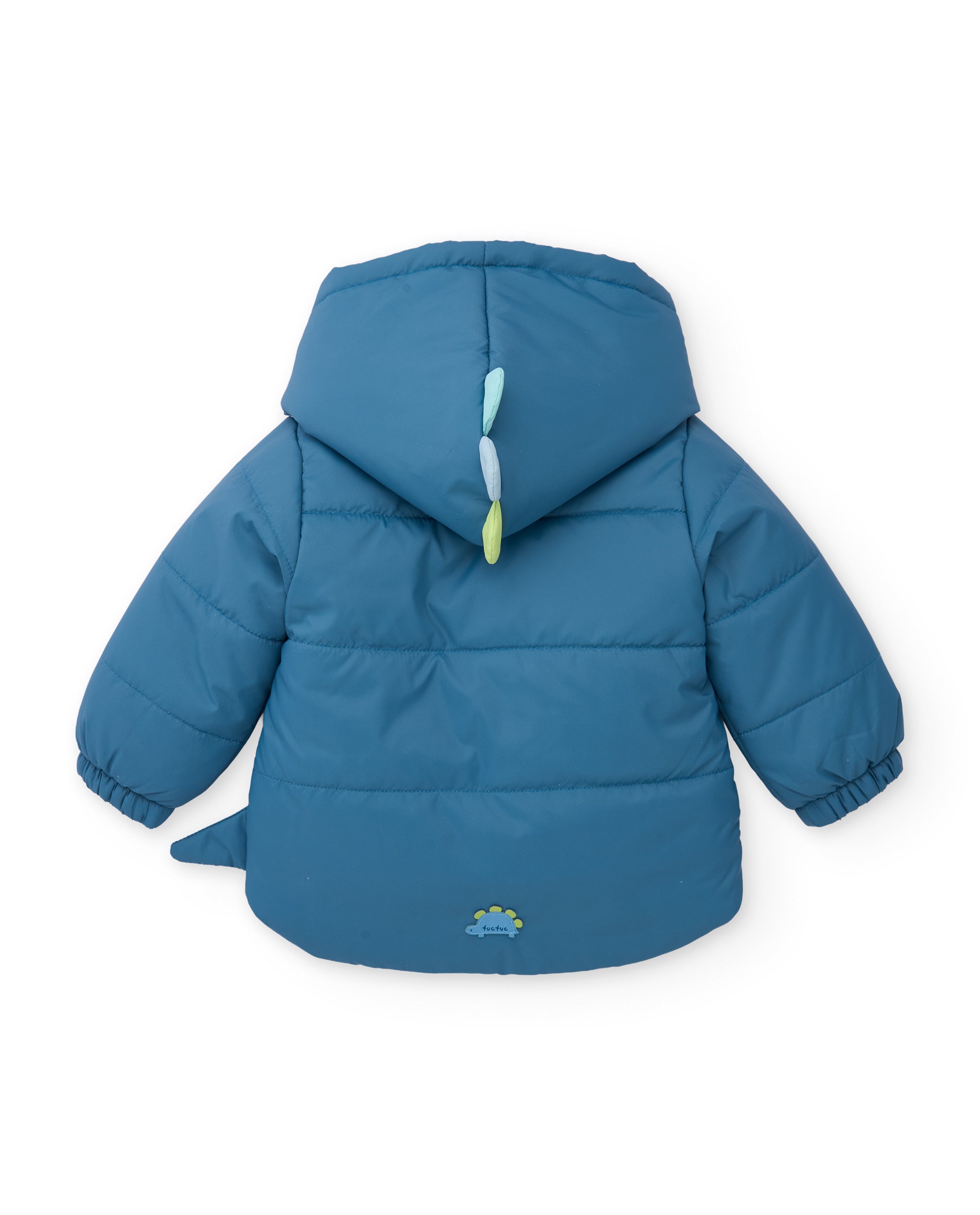 TucTuc Cappotti cappotto neonato blu dinosauro con cappuccio