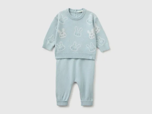 United Colors of Benetton Outfits Set Coniglietti Cotone
