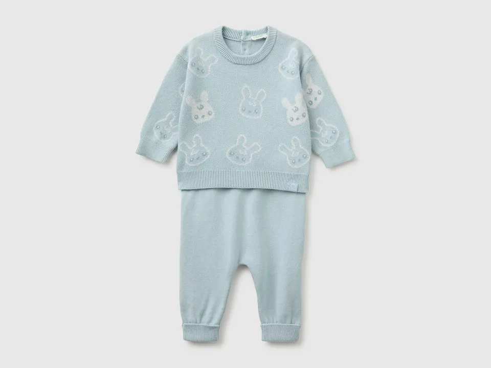 United Colors of Benetton Outfits Set Coniglietti Cotone