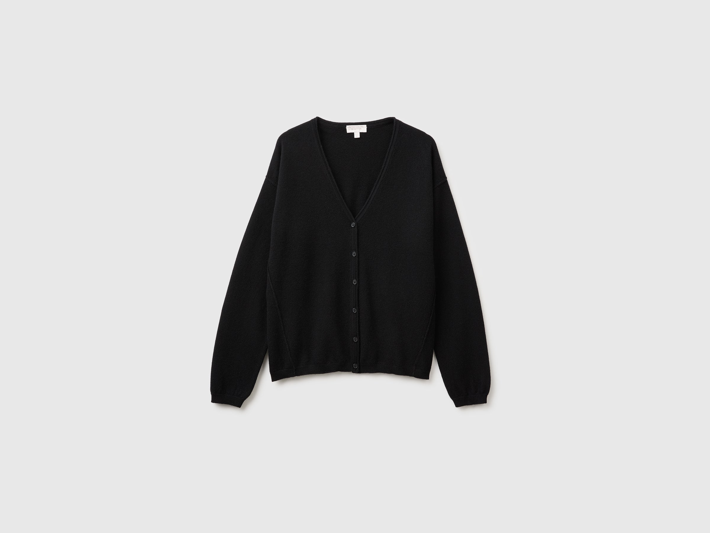 United Colors of Benetton cardigan lana e cashmere bottoni
