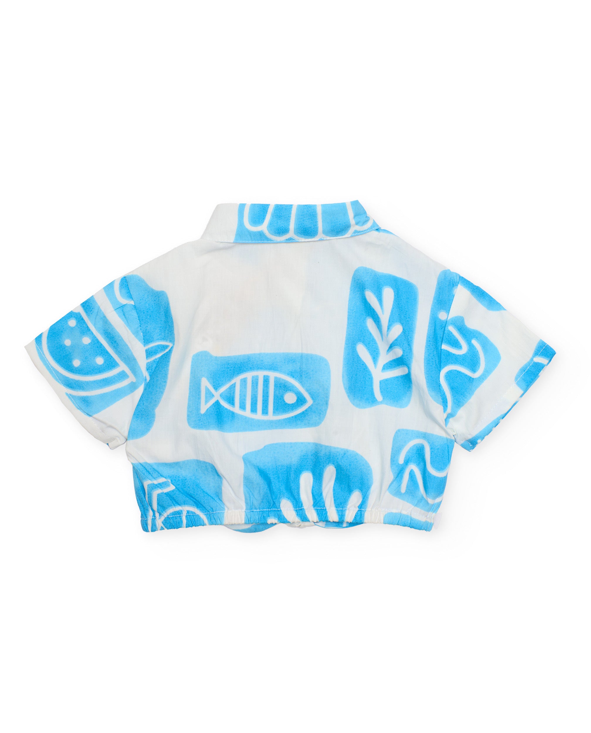TucTuc Completi Completo Tropicale Bianco 2 Pezzi Bimba