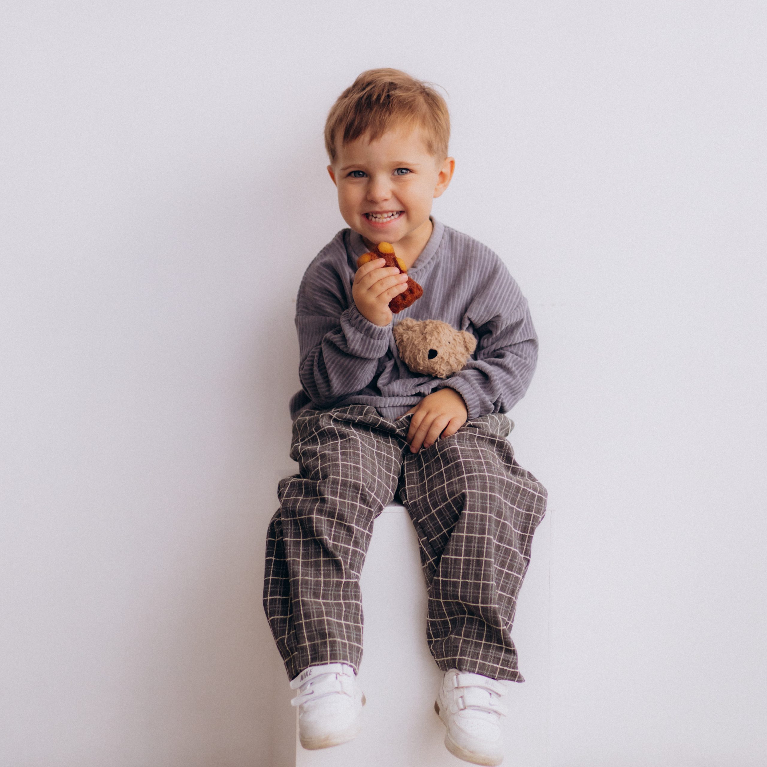 Woolly Organic Trousers AW25 pantaloni bambino cotone bio