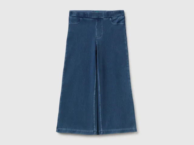 United Colors of Benetton Jeans Cotone Wide Gamba Larga Bambina