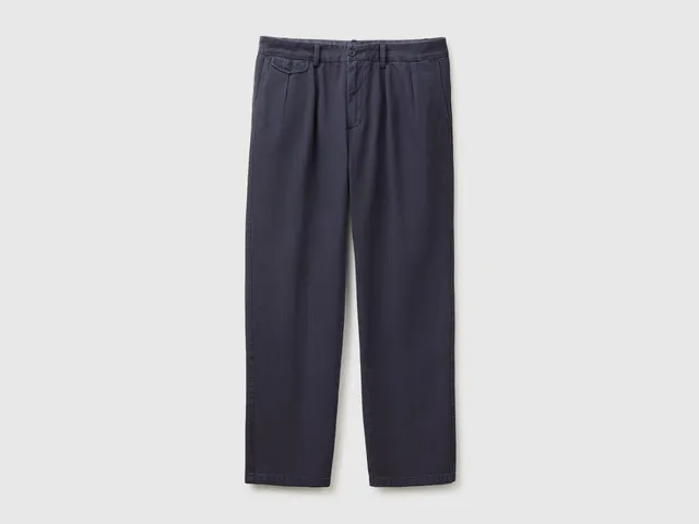 United Colors of Benetton Trousers Pantaloni chinos cotone regular