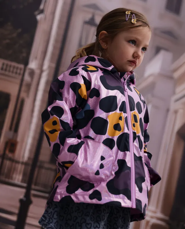 TucTuc Cappotti impermeabile bimba rosa animalier