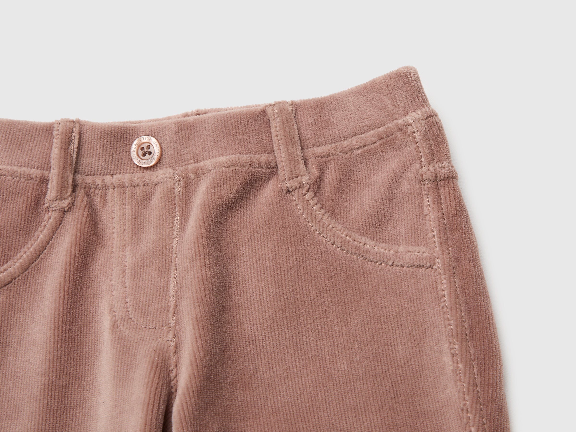 United Colors of Benetton pantaloni ciniglia bimba 104 cotone