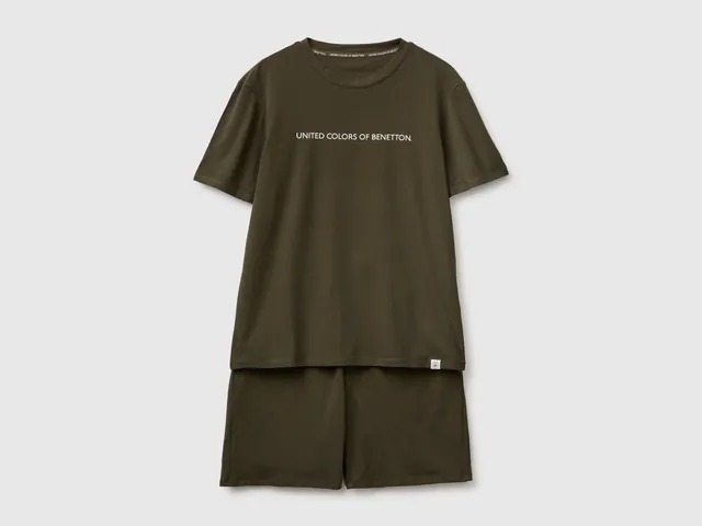 United Colors of Benetton pigiama corto pigiama cotone elasticizzato