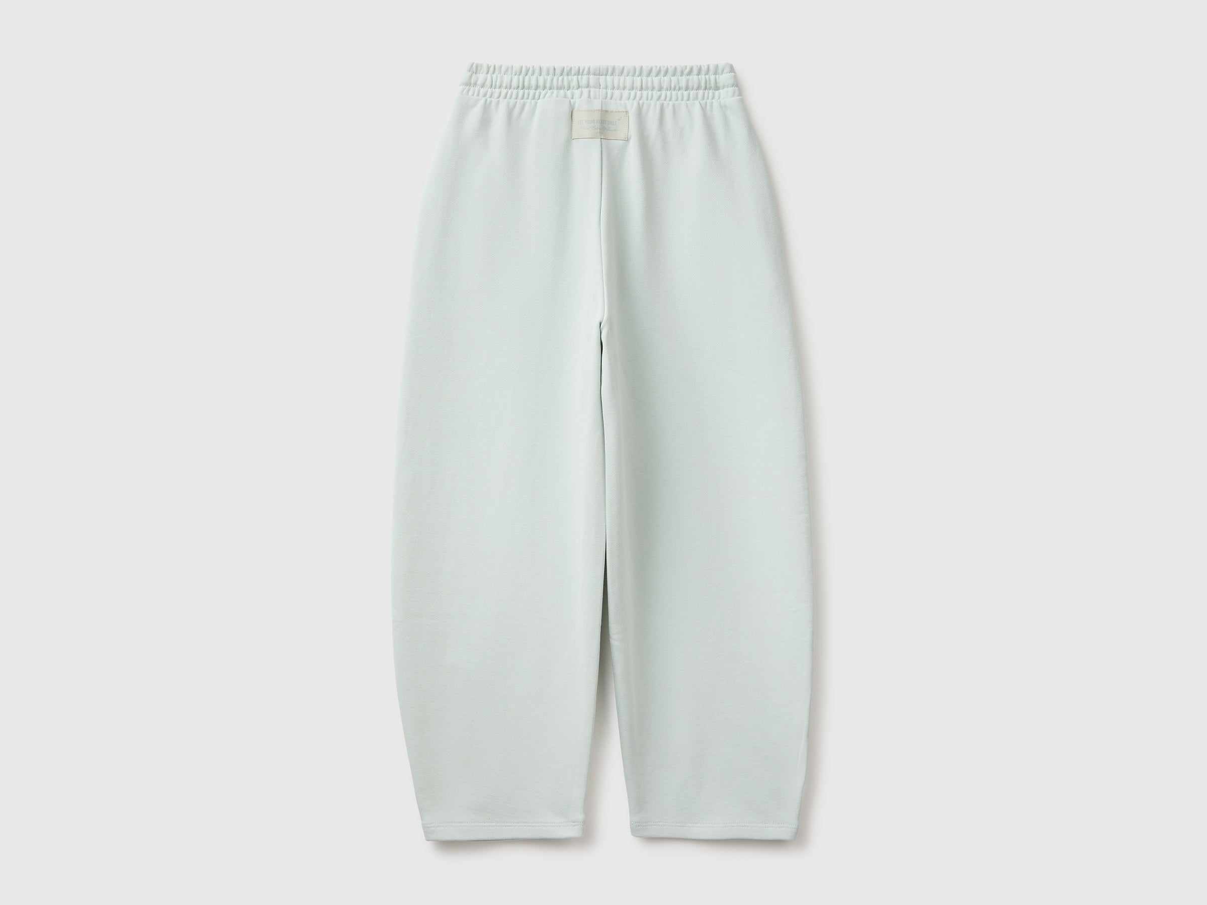 United Colors of Benetton Pantaloni Jogger Felpa Cotone Balloon
