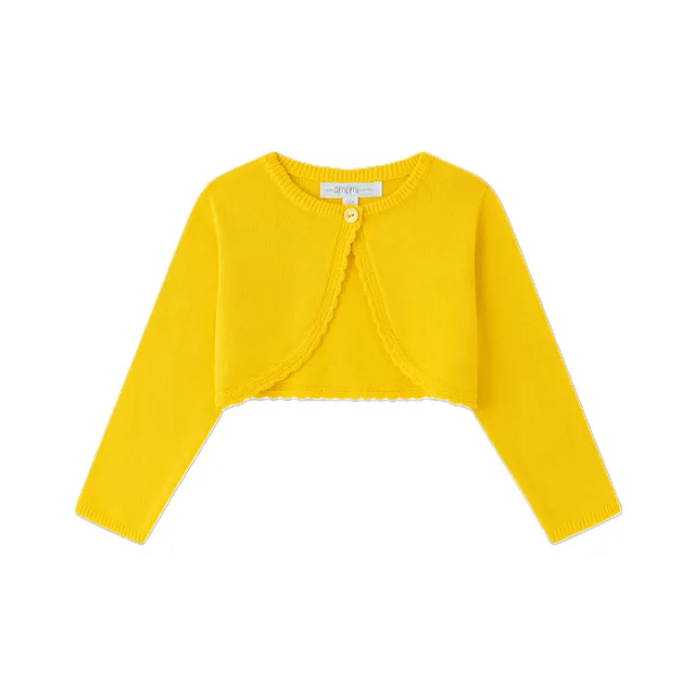 Kocarcia Kokarcia Bolero Maglia Giallo 6-9 Mesi Cotone