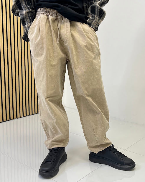 Sottosopra Pantalone an848420p balloon marrone delavato