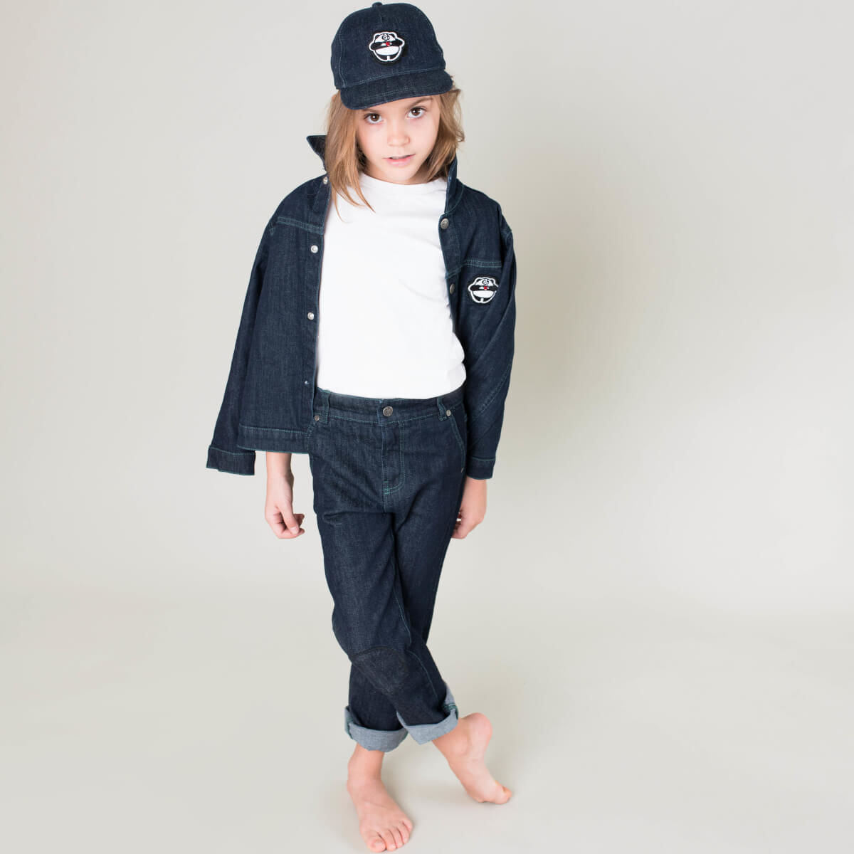 Pamboo Streetwear Jeans pantaloni jeans cotone bio bimbo