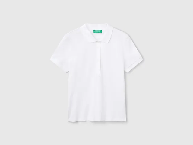 Benetton Polo slim piquet cotone elasticizzato XXS