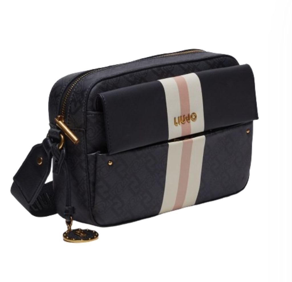 Liu Jo Tracolla Media Borsa Nera Monogram