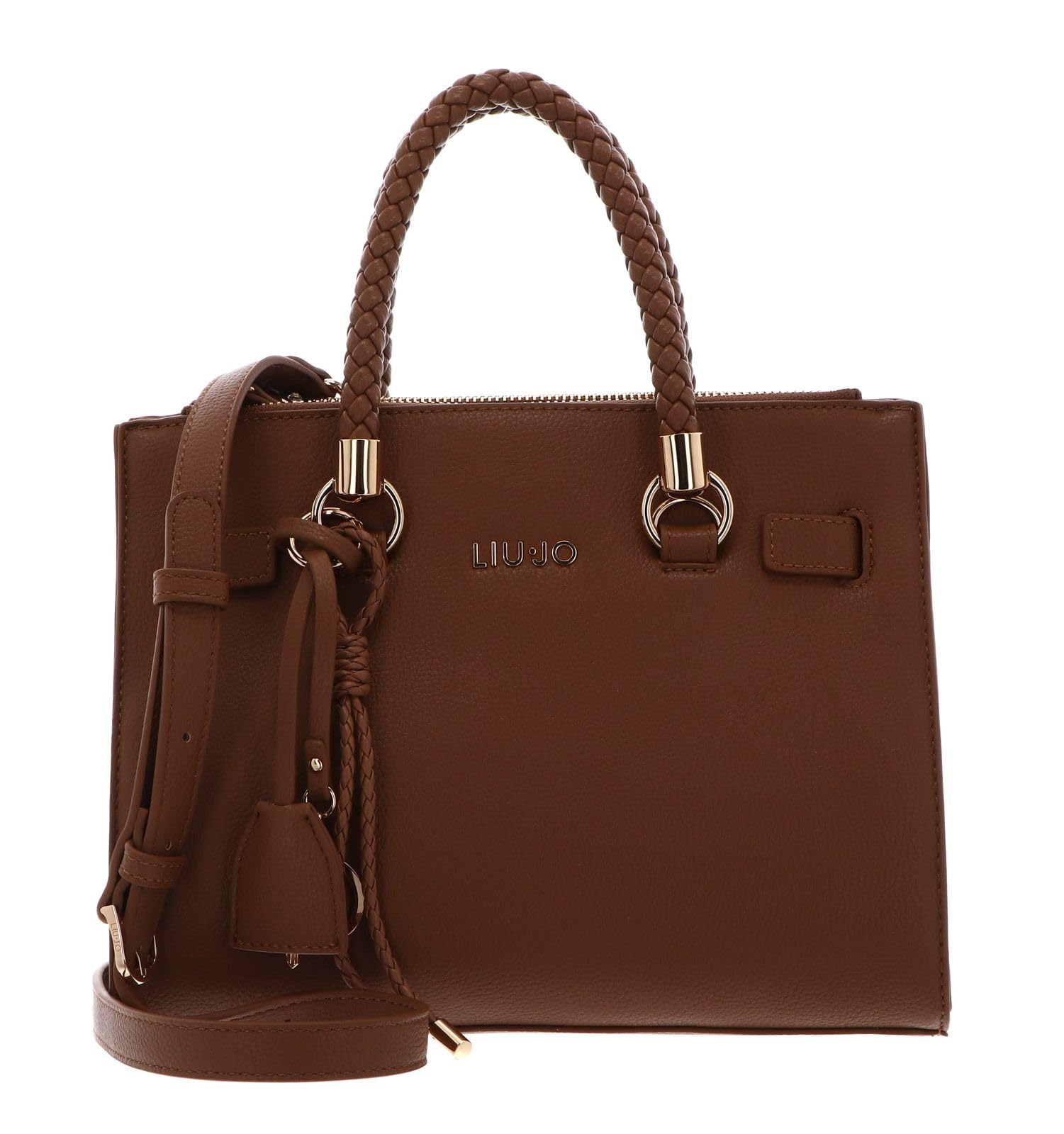 Liu Jo Borsa Satchel Piccola Nera S 27x12x21 cm con Charm