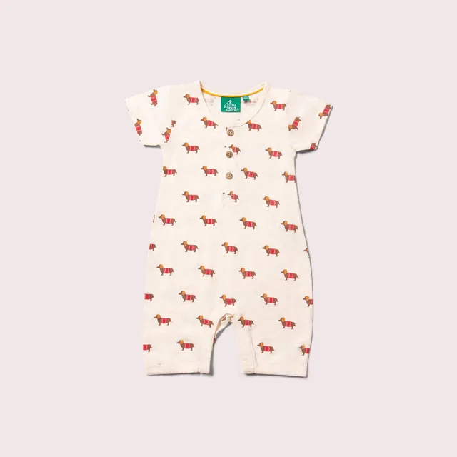LITTLE GREEN RADICALS Bassotti Tutina Cotone Bio 6-9M
