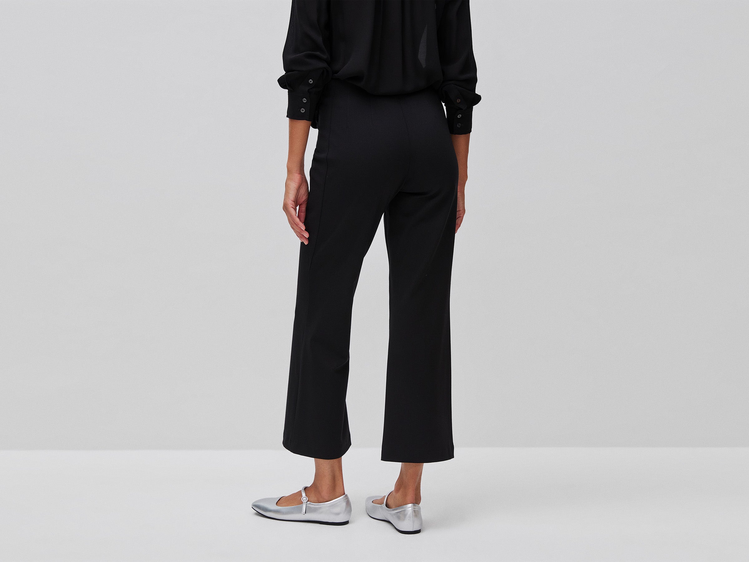 United Colors of Benetton Trousers Pantaloni Svasati Viscosa Elasticizzata