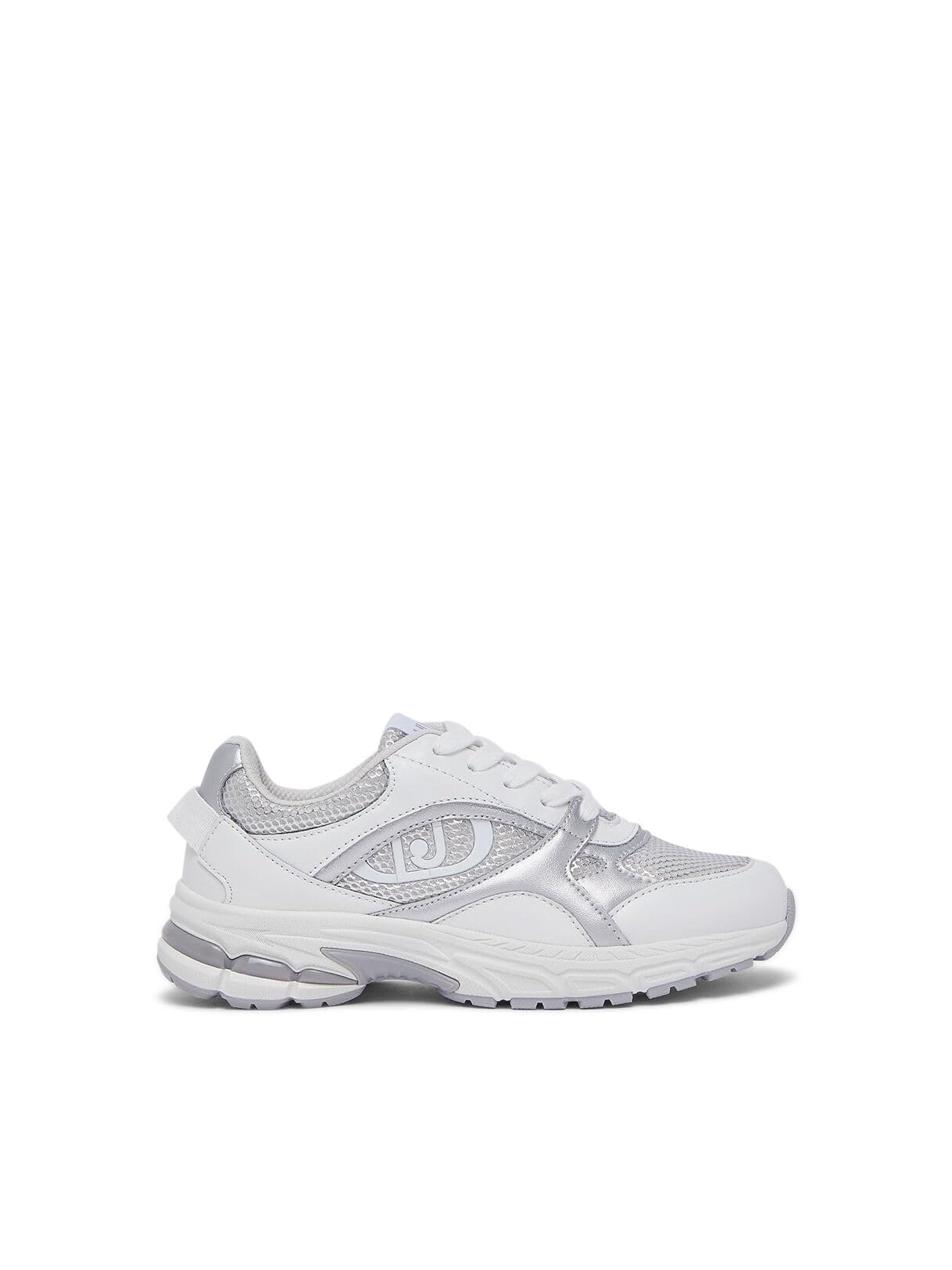 Liu Jo Scarpe Sneakers Mesh Metallizzato Bianco