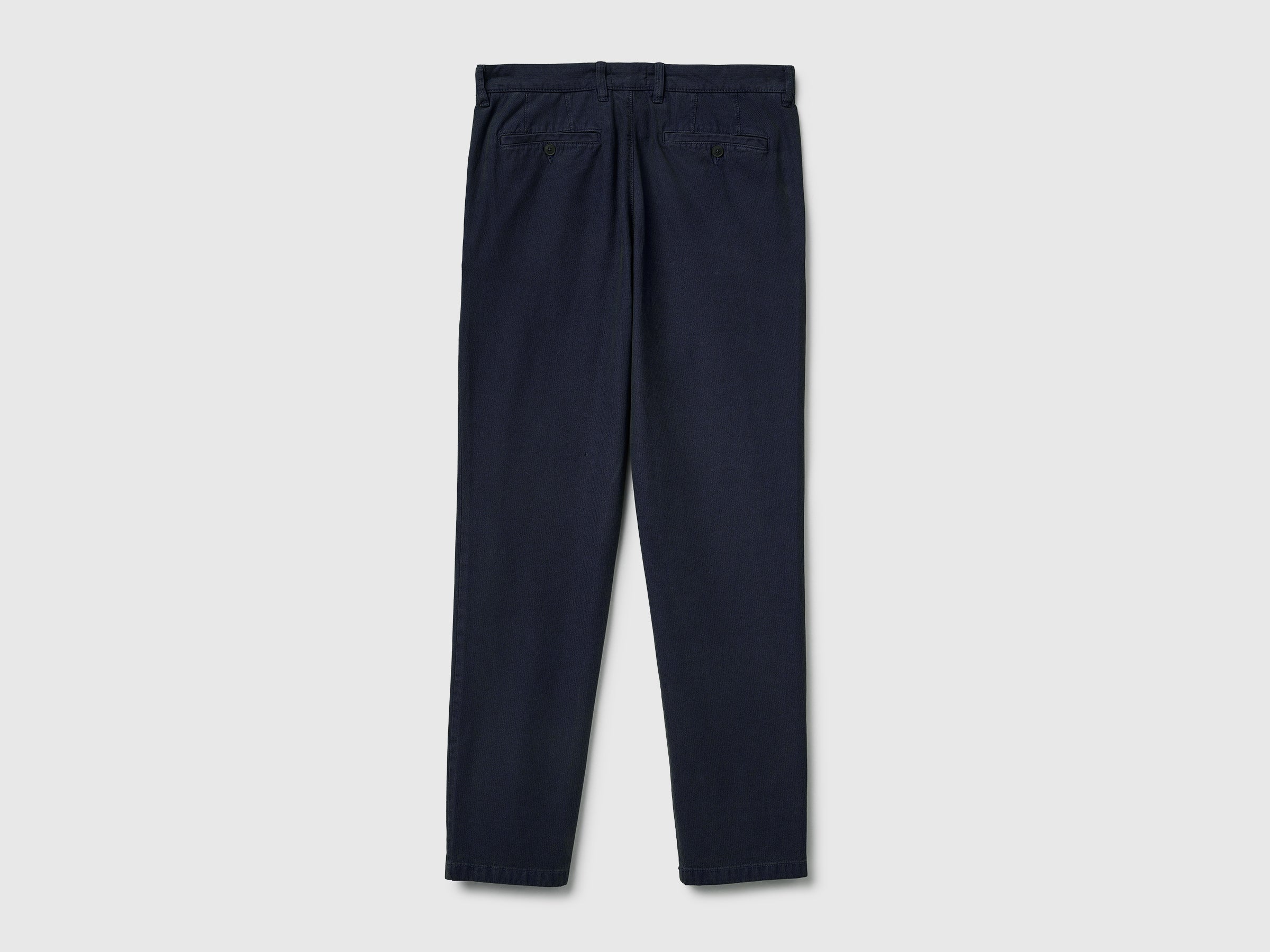 United Colors of Benetton Chino Slim Pantaloni Cotone Tinta Capo