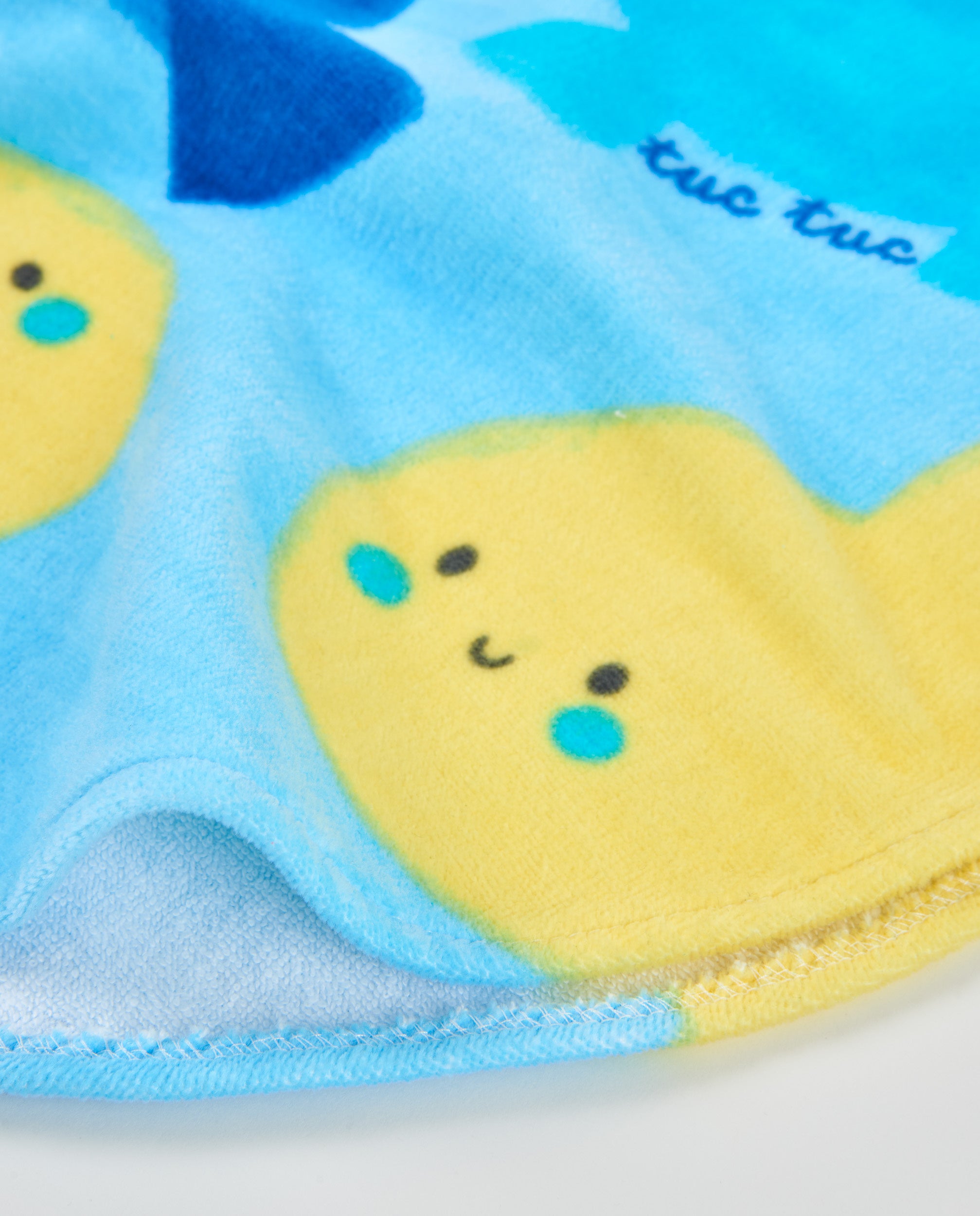 TucTuc Asciugamani Poncho Spugna neonato blu