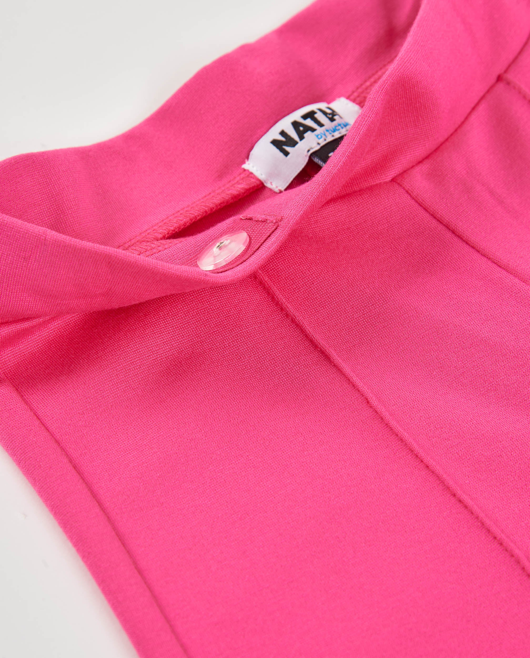 TucTuc Pantaloni maglia bambina fucsia vita elastica 4 anni