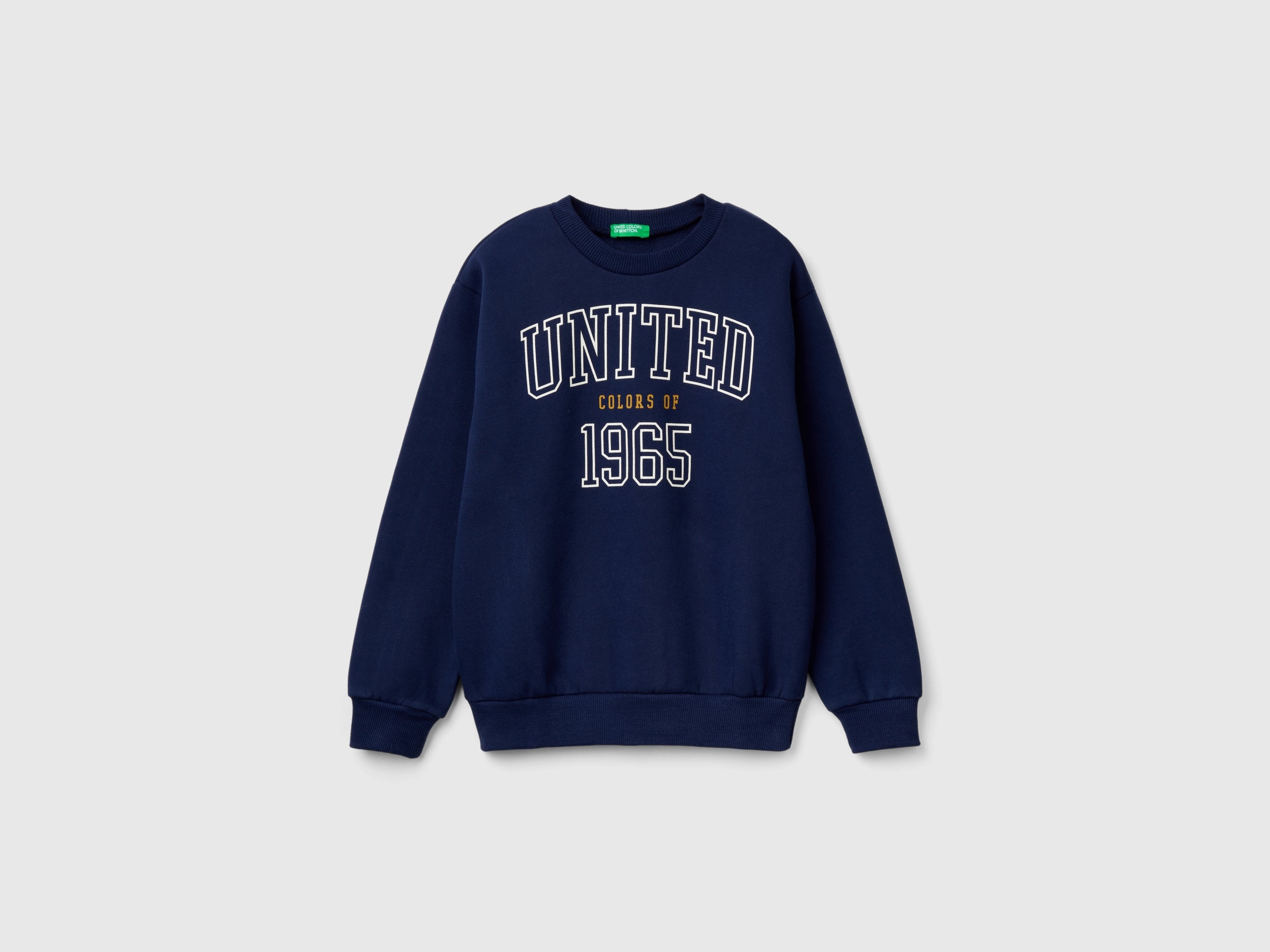 United Colors of Benetton Felpa Cappuccio Cotone S Logo