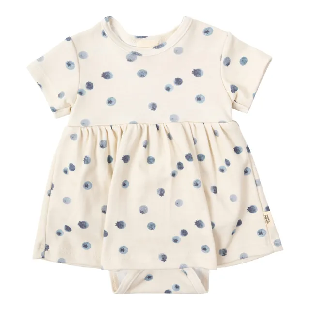 Woolly Organic Baby Bodysuits Vestitino Body Mirtillo Cotone Bio