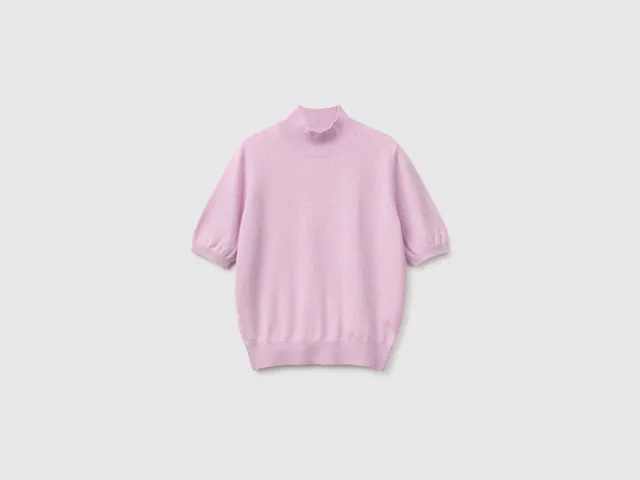 United Colors of Benetton maglione dolcevita lana cashmere M