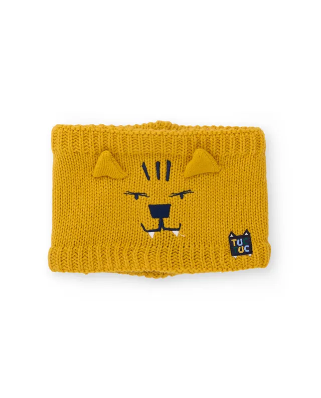 TucTuc Accessori scaldacollo bimbo Giallo tigre taglia U