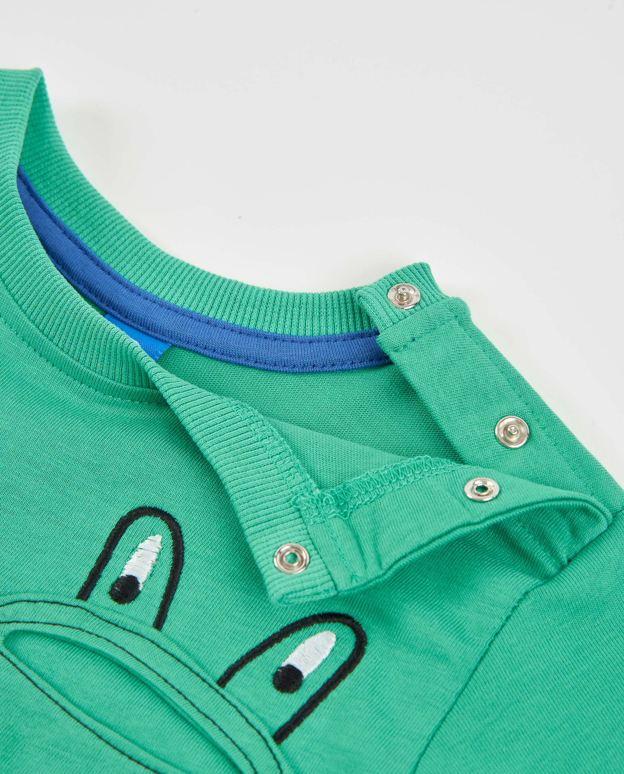 TucTuc Magliette Jersey Bambino Verde 4A Taschino Stampa