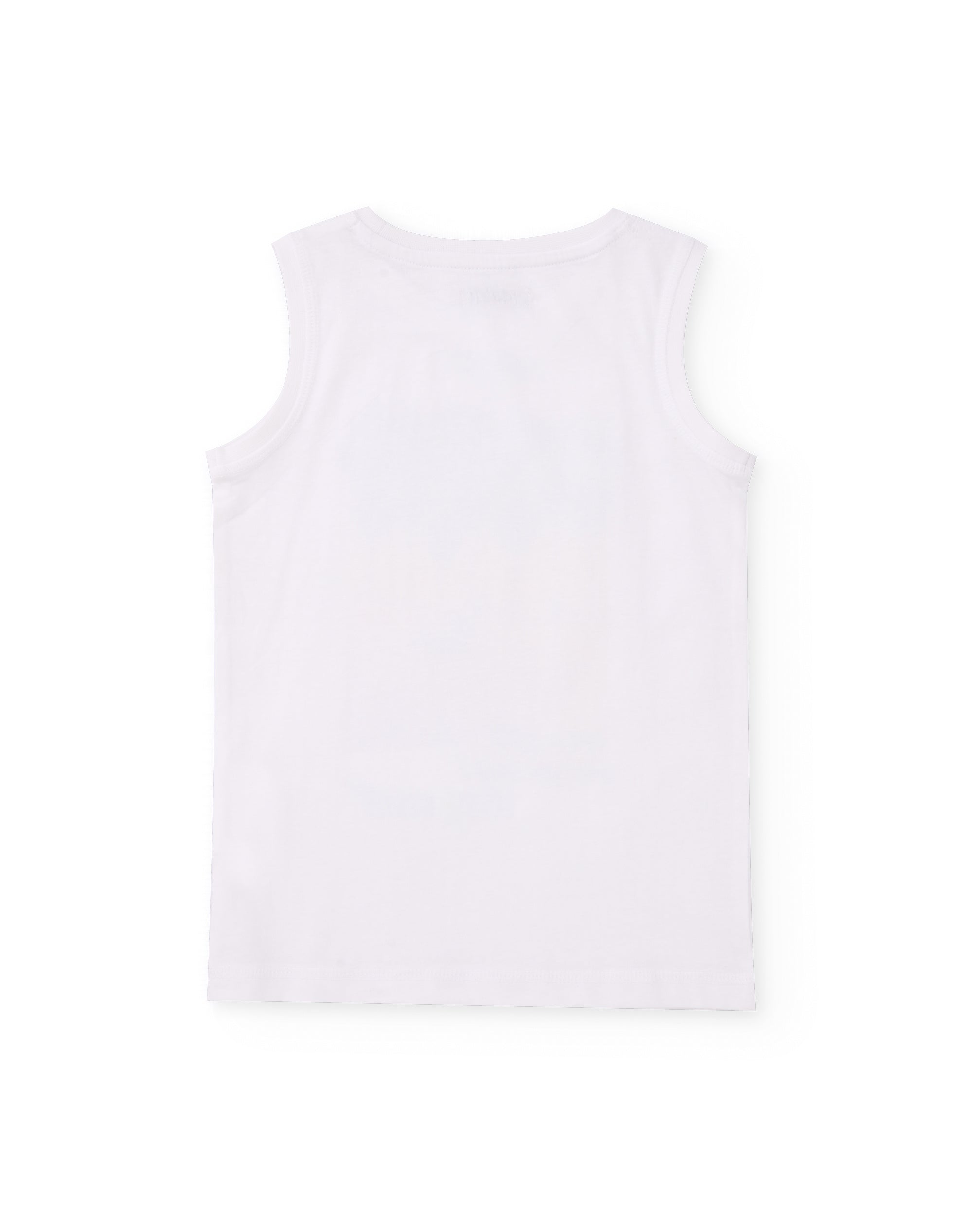TucTuc Magliette T-shirt bambino skater bianco senza maniche