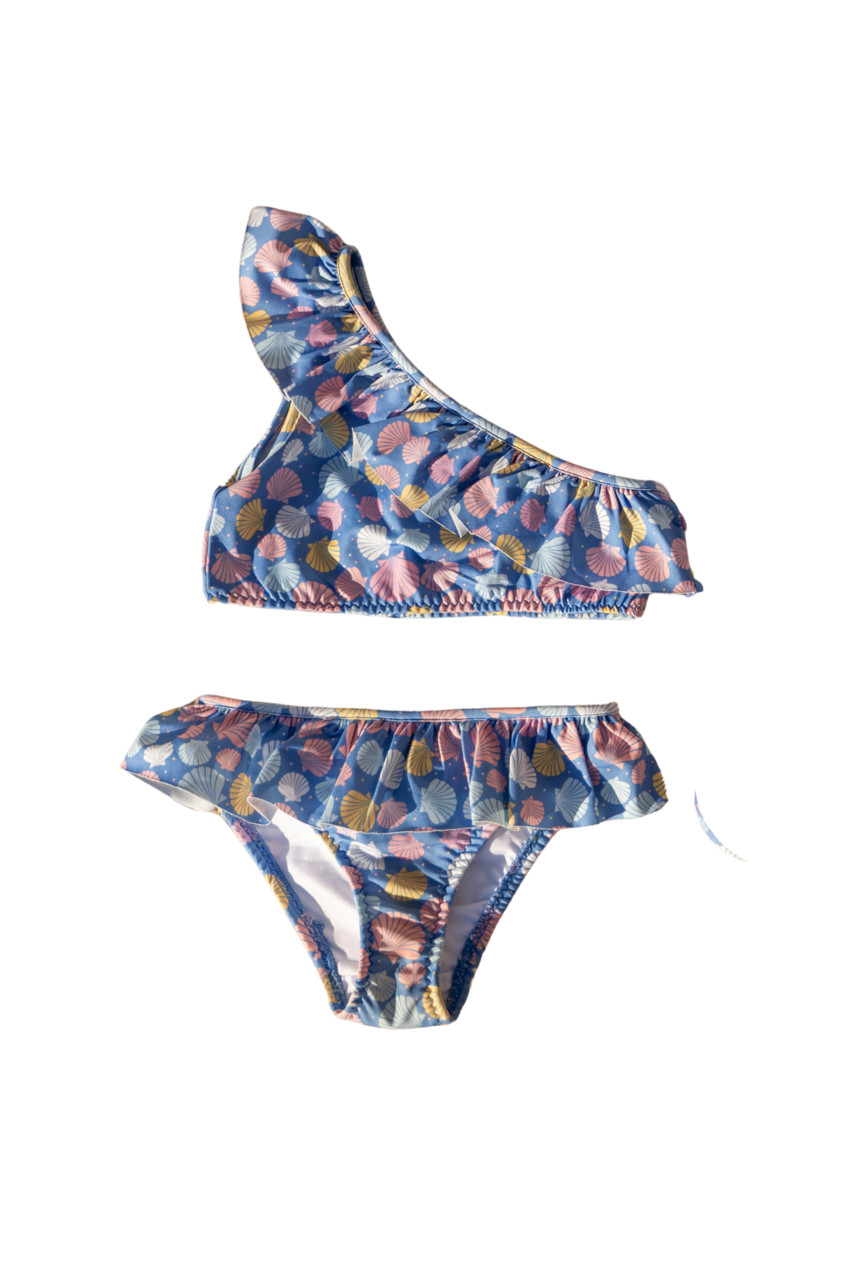 Miela Kids Conchiglie bikini bambina monospalla volant