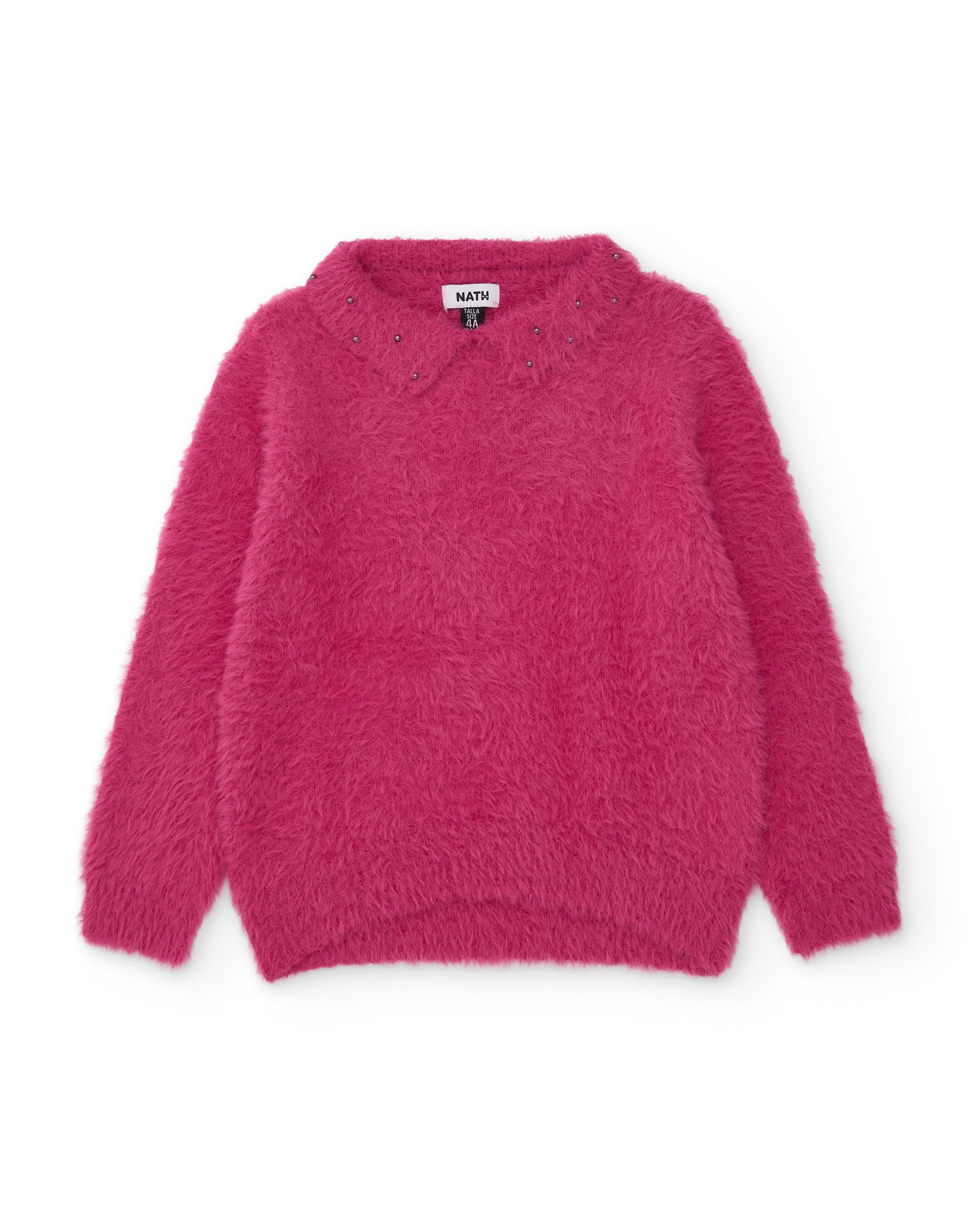TucTuc Maglioni Maglione Bambina Fucsia Collo Rotondo
