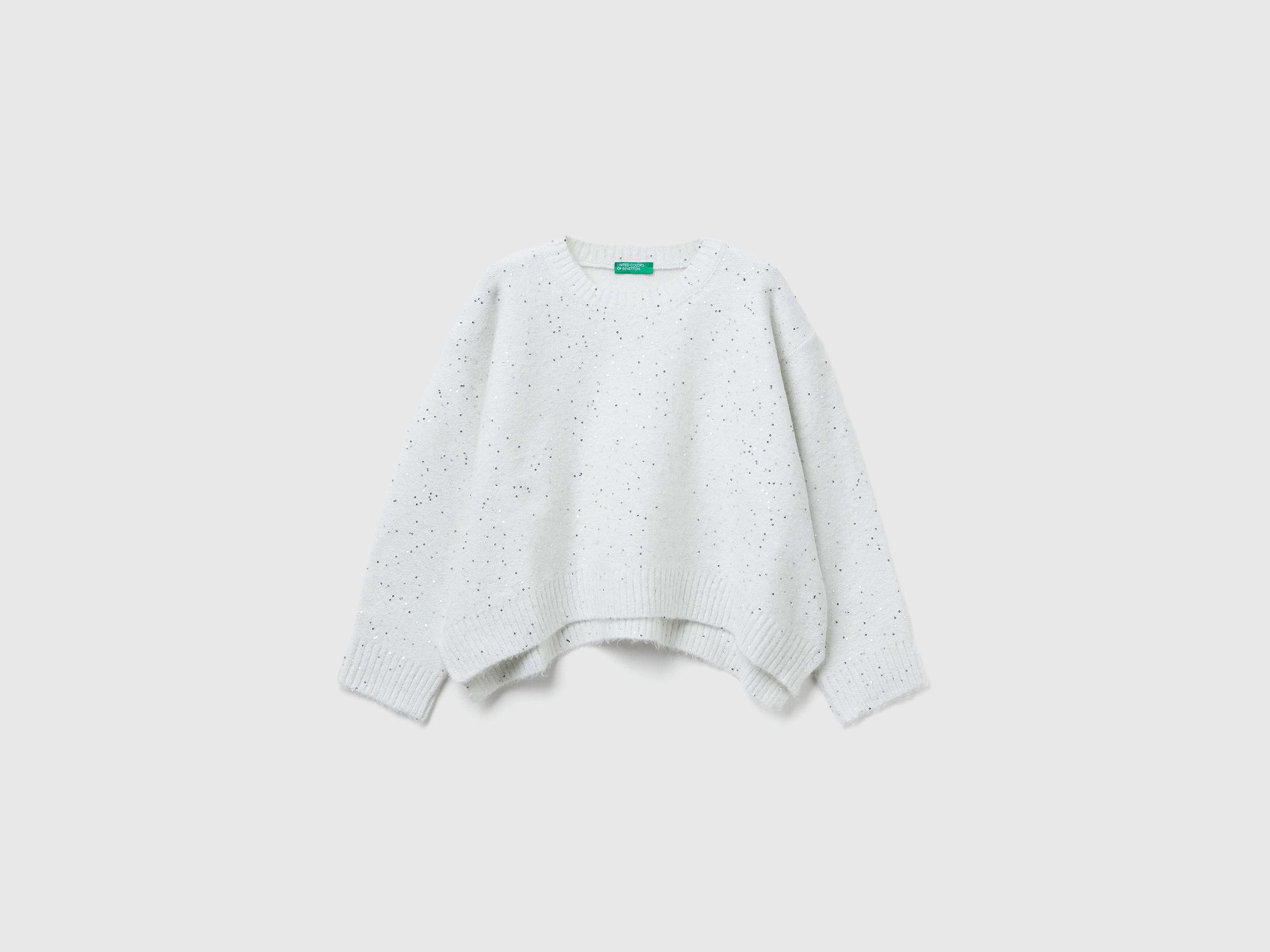 United Colors of Benetton Maglione lana lurex girocollo