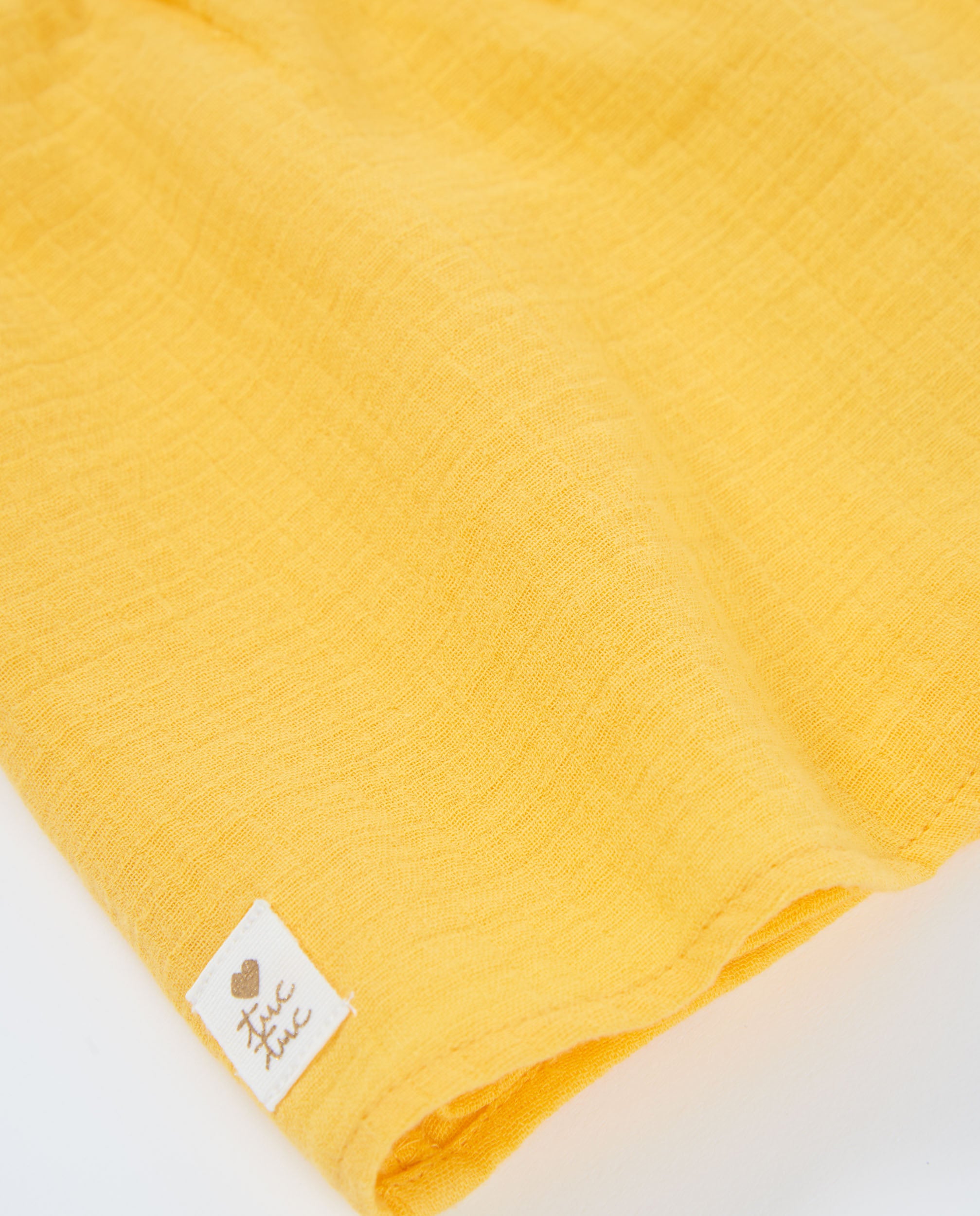 TucTuc Gonne gonna-pantalone bambina gialla incrociata fiocco
