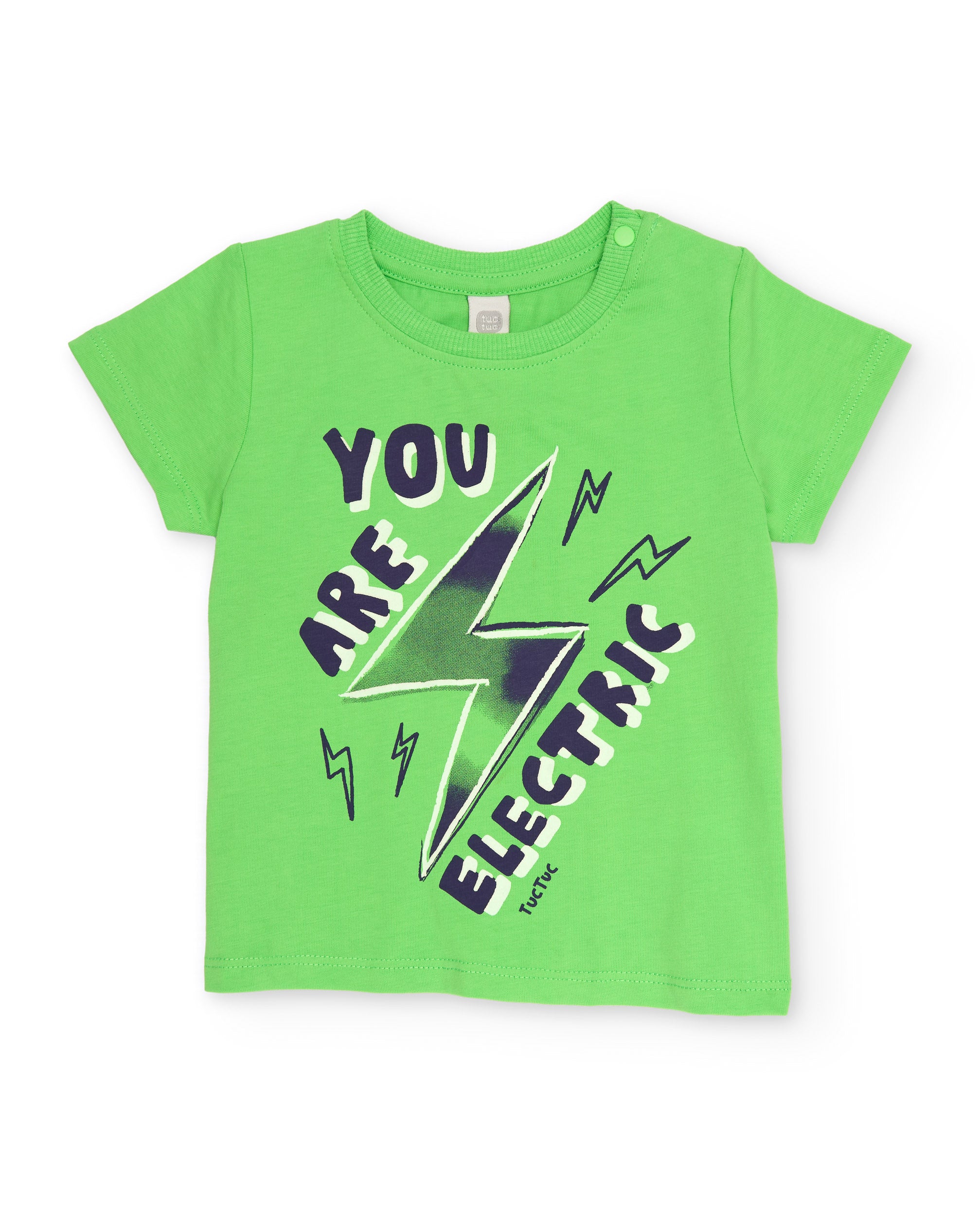 TucTuc Magliette T-shirt bimbo fulmine maglia verde 4 anni