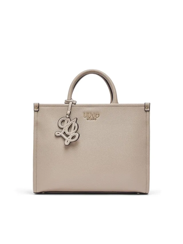 Liu Jo Borse Borsa a Mano Media Beige bottalata