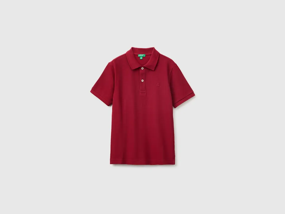 United Colors of Benetton Polo manica corta cotone bio