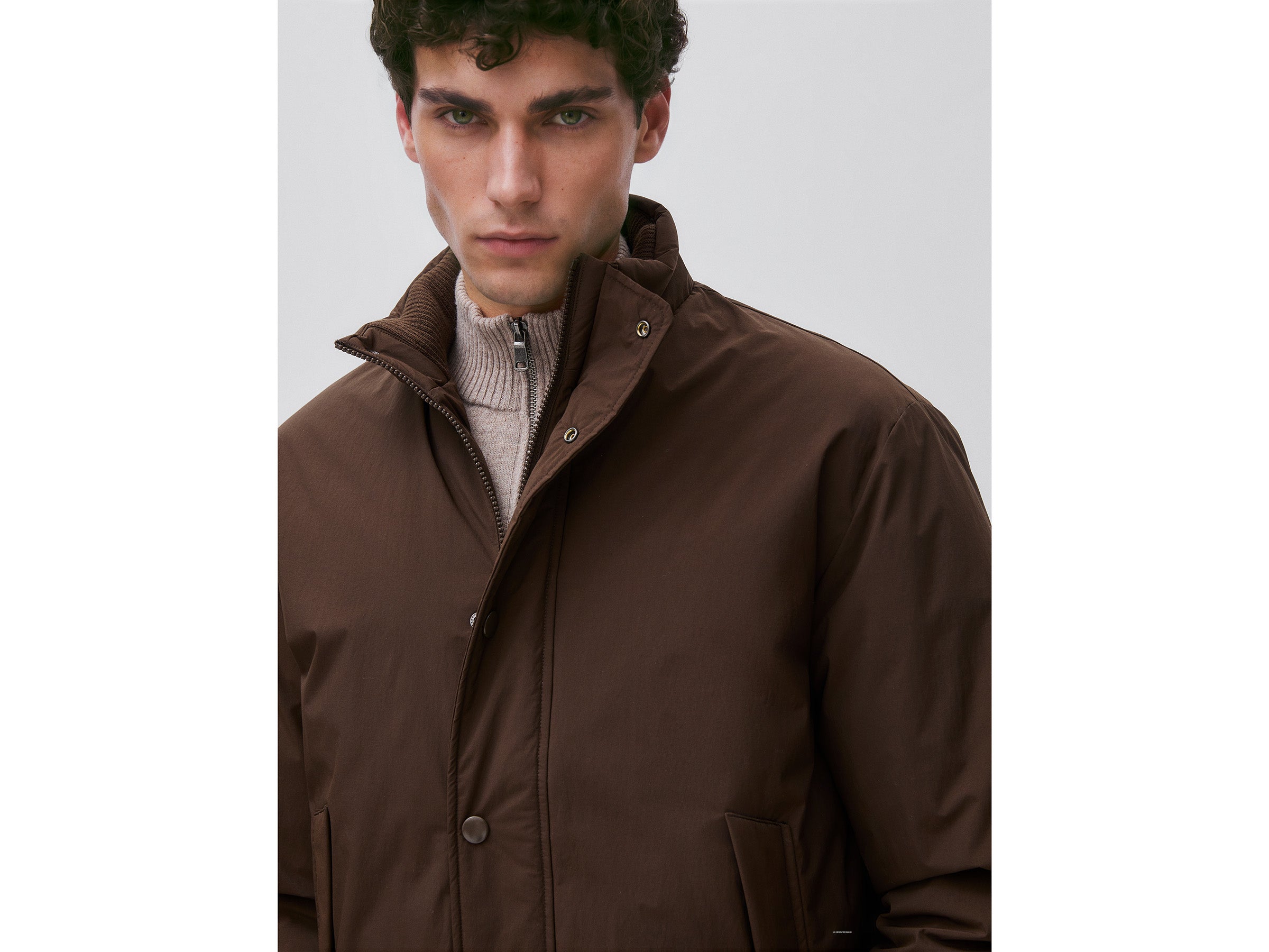 United Colors of Benetton Piumino collo alto nylon L