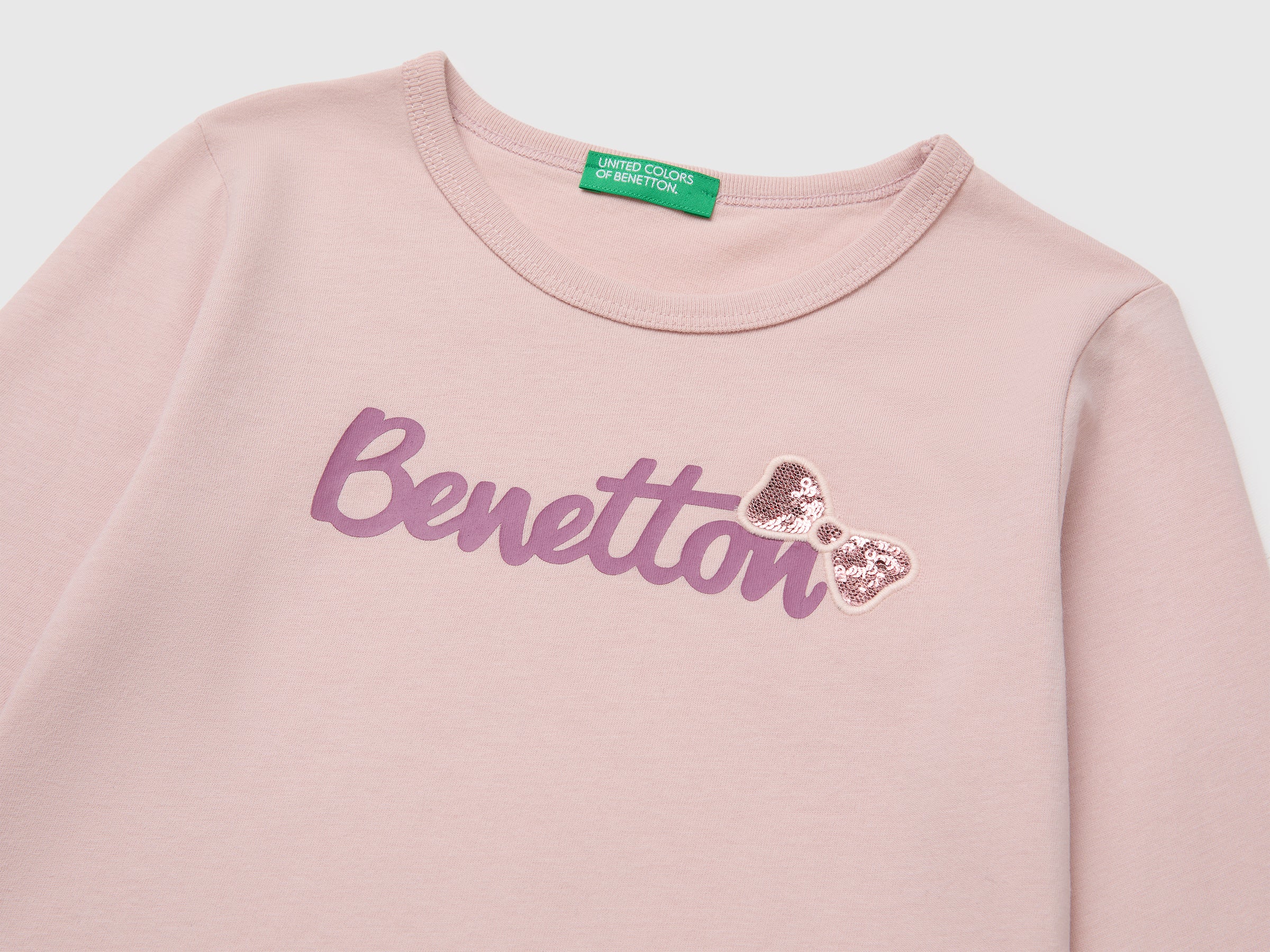 United Colors of Benetton T-Shirts Maglietta Bimba Cotone Bio Stampa