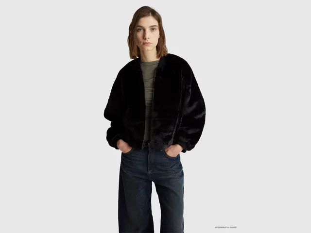United Colors of Benetton Jackets bomber ecopelliccia S