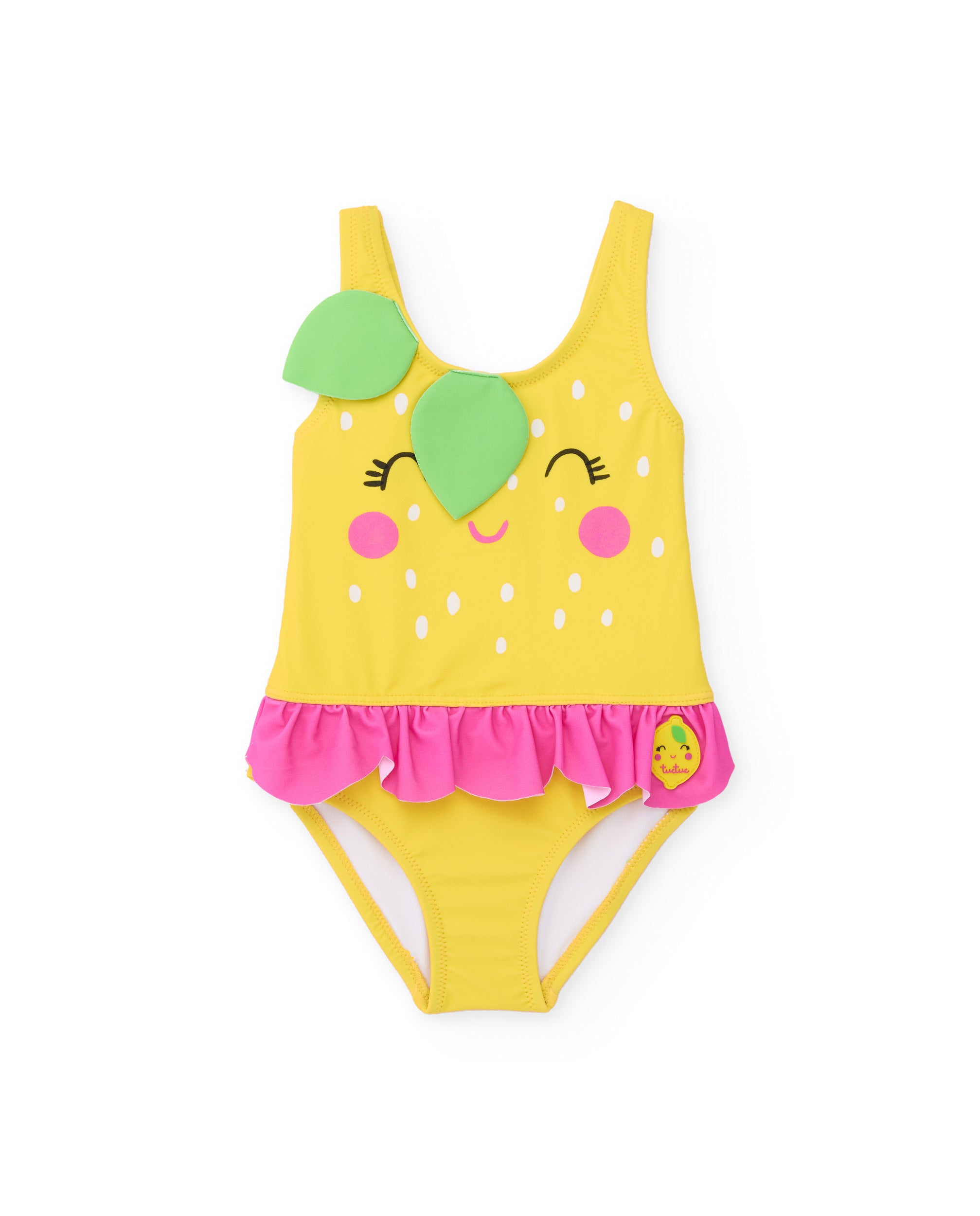 TucTuc Costumi Bagno Costume Bimba Giallo 3 Anni Elastico