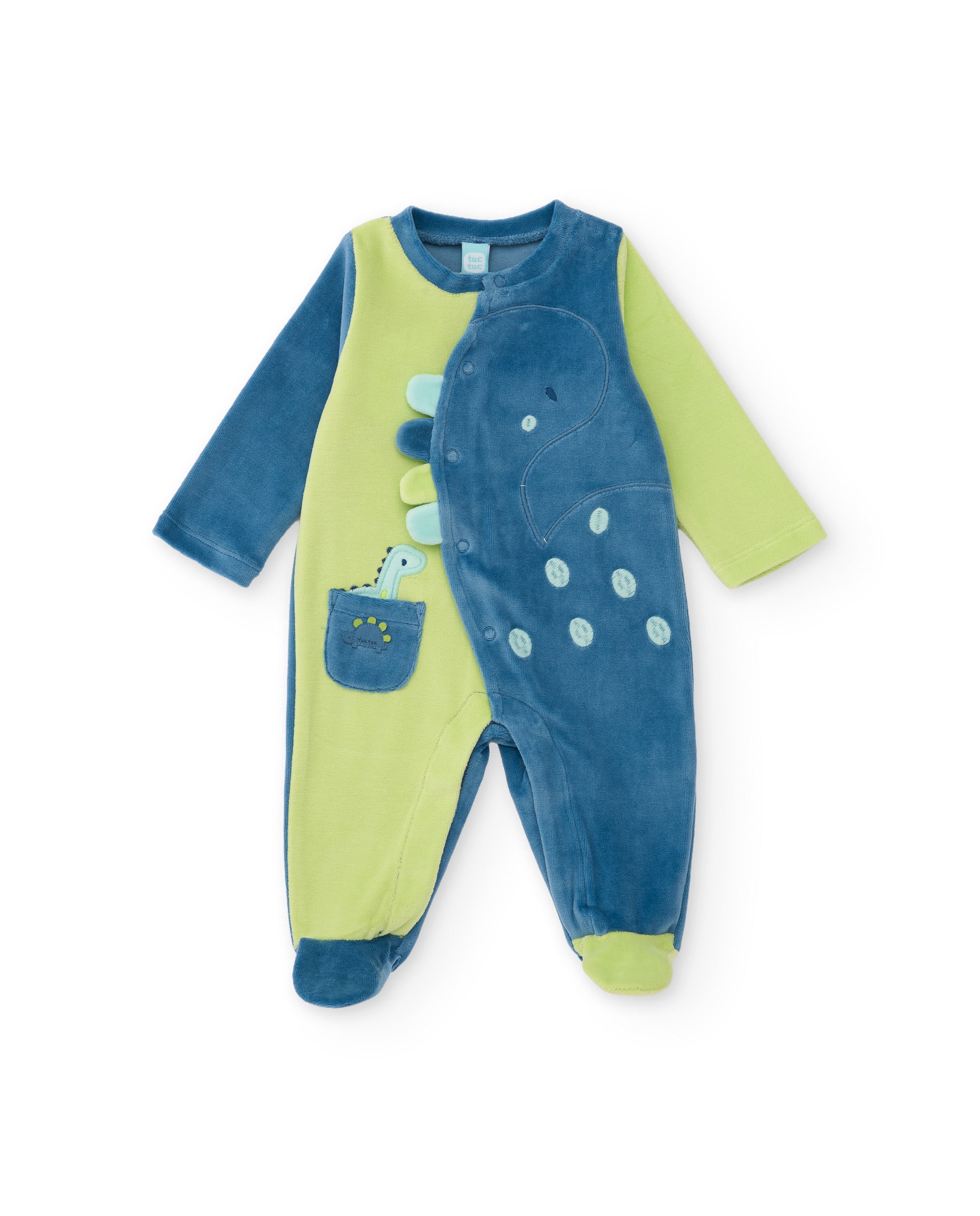 TucTuc Tutine Tutina neonato dinosauro blu con piedini