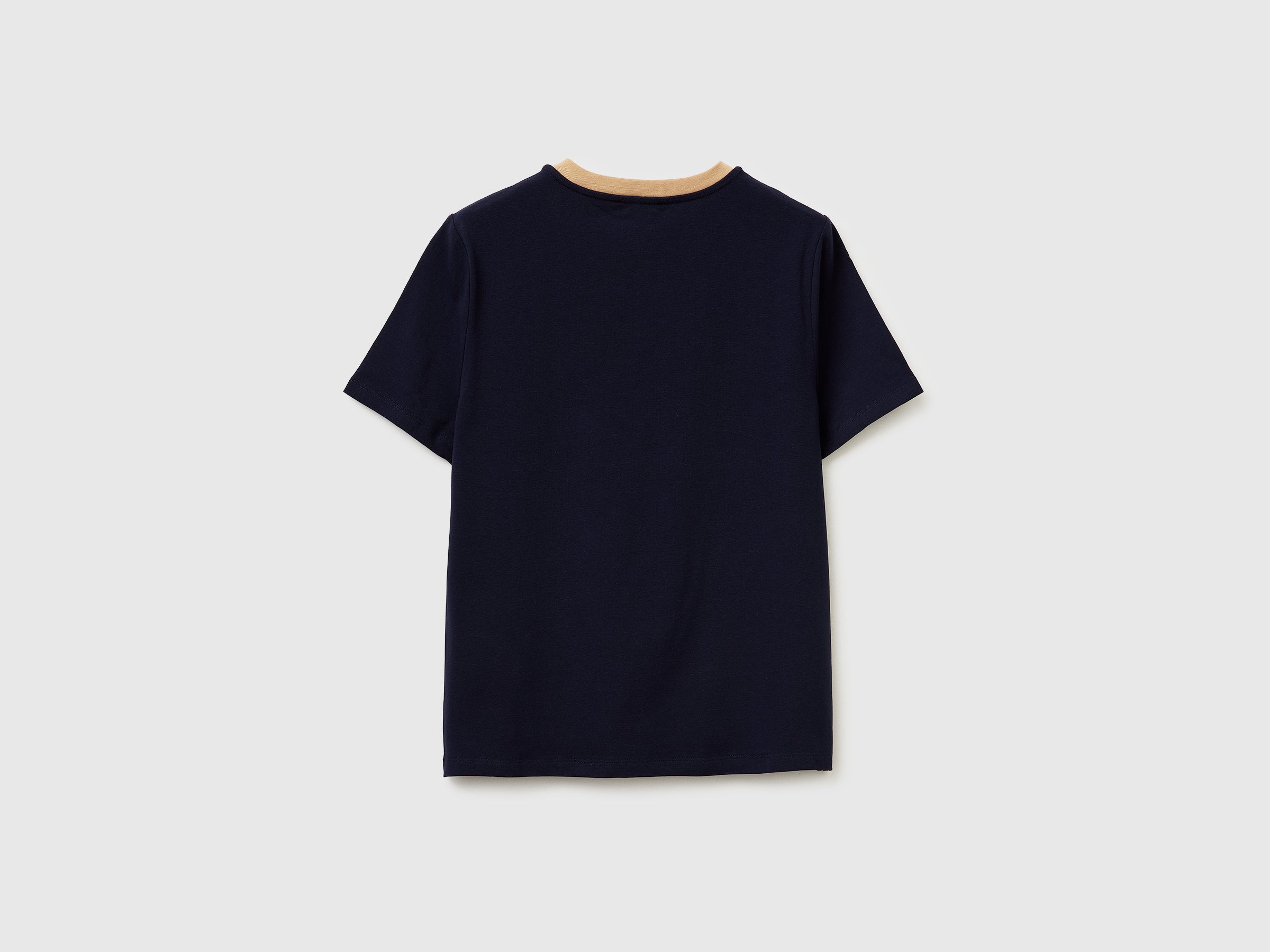 United Colors of Benetton T-Shirt Cotone Stemma Ricamato S