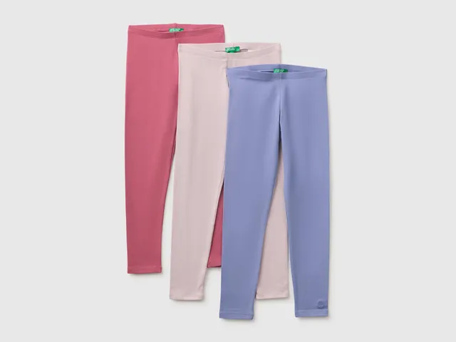 United Colors of Benetton leggings cotone L set 3 pezzi